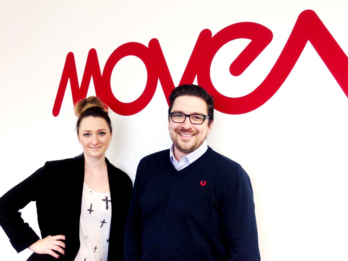 Neue Mitarbeiter bei movea marketing: Carina Klatt und Jakob Hirsch