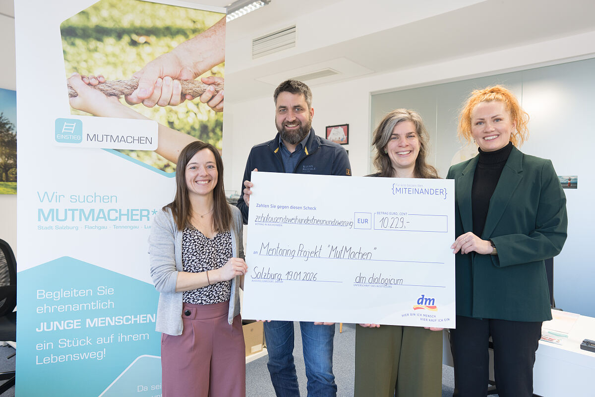 Pressebild dm Spende MutMachen