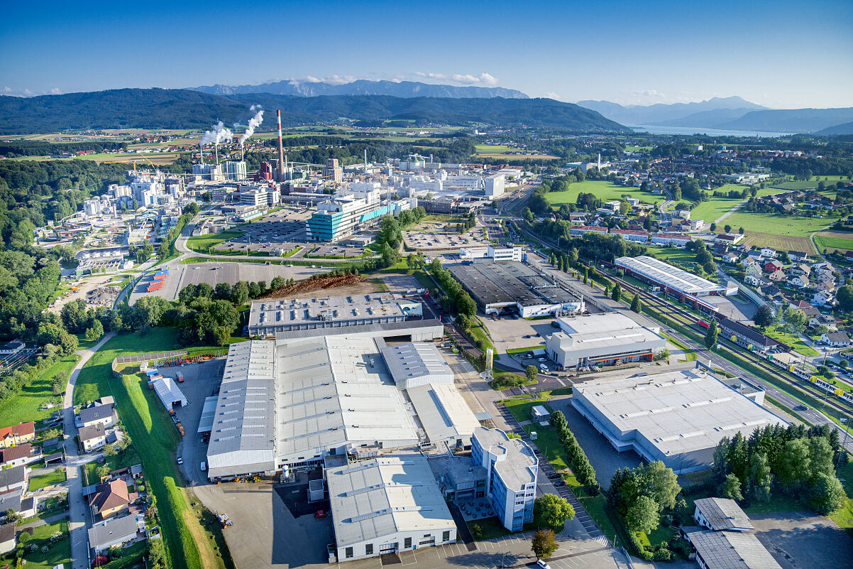 Luftaufnahme Lenzing AG