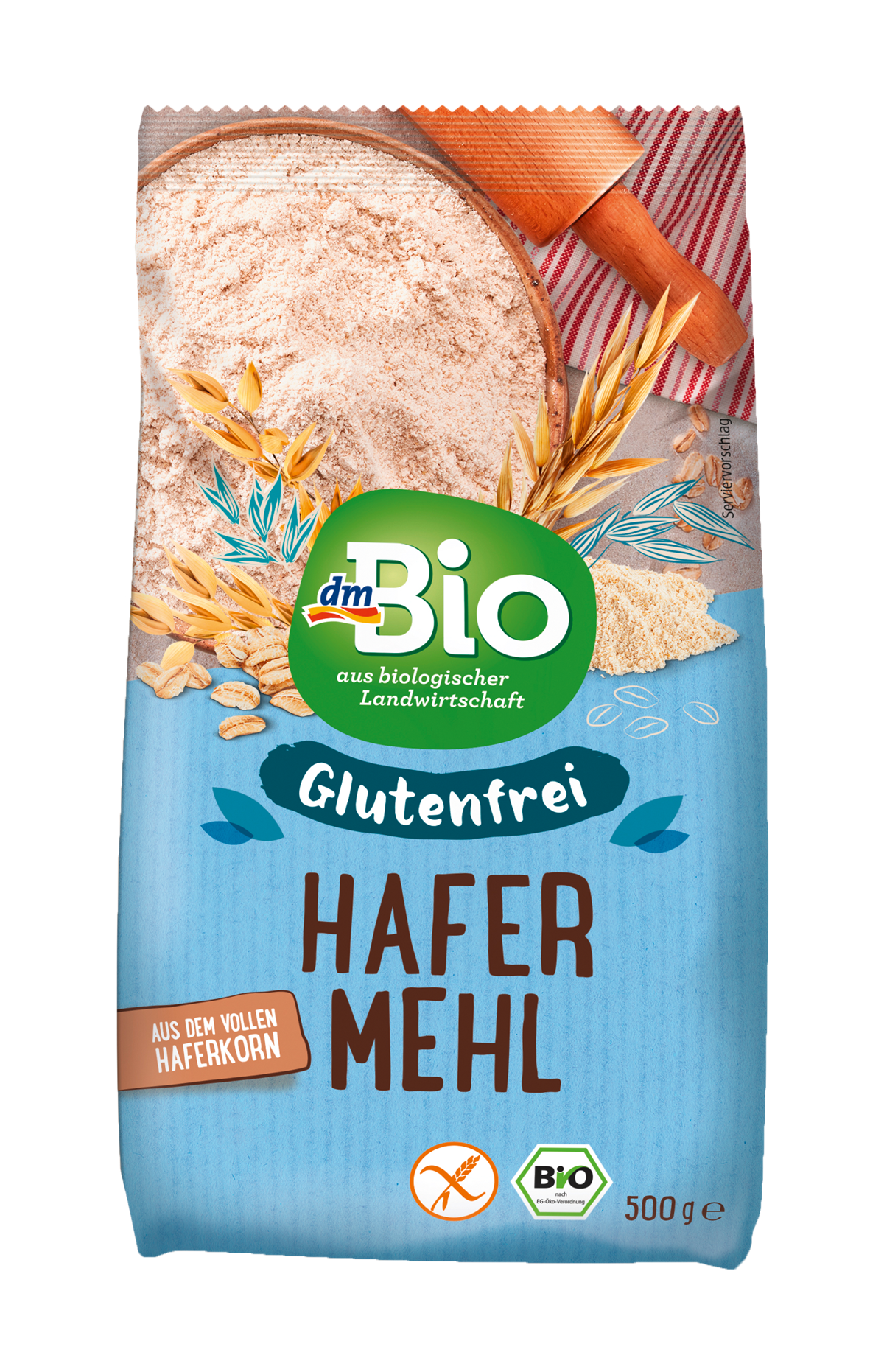 dmBio glutenfreies Hafermehl (500 g): 2,45 €