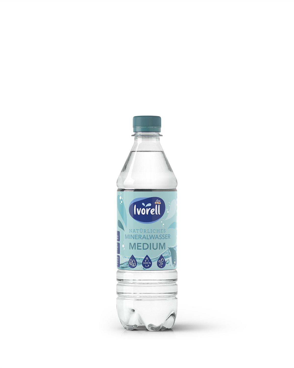 Natürliches Mineralwasser Medium, 500 ml 0,45 Euro