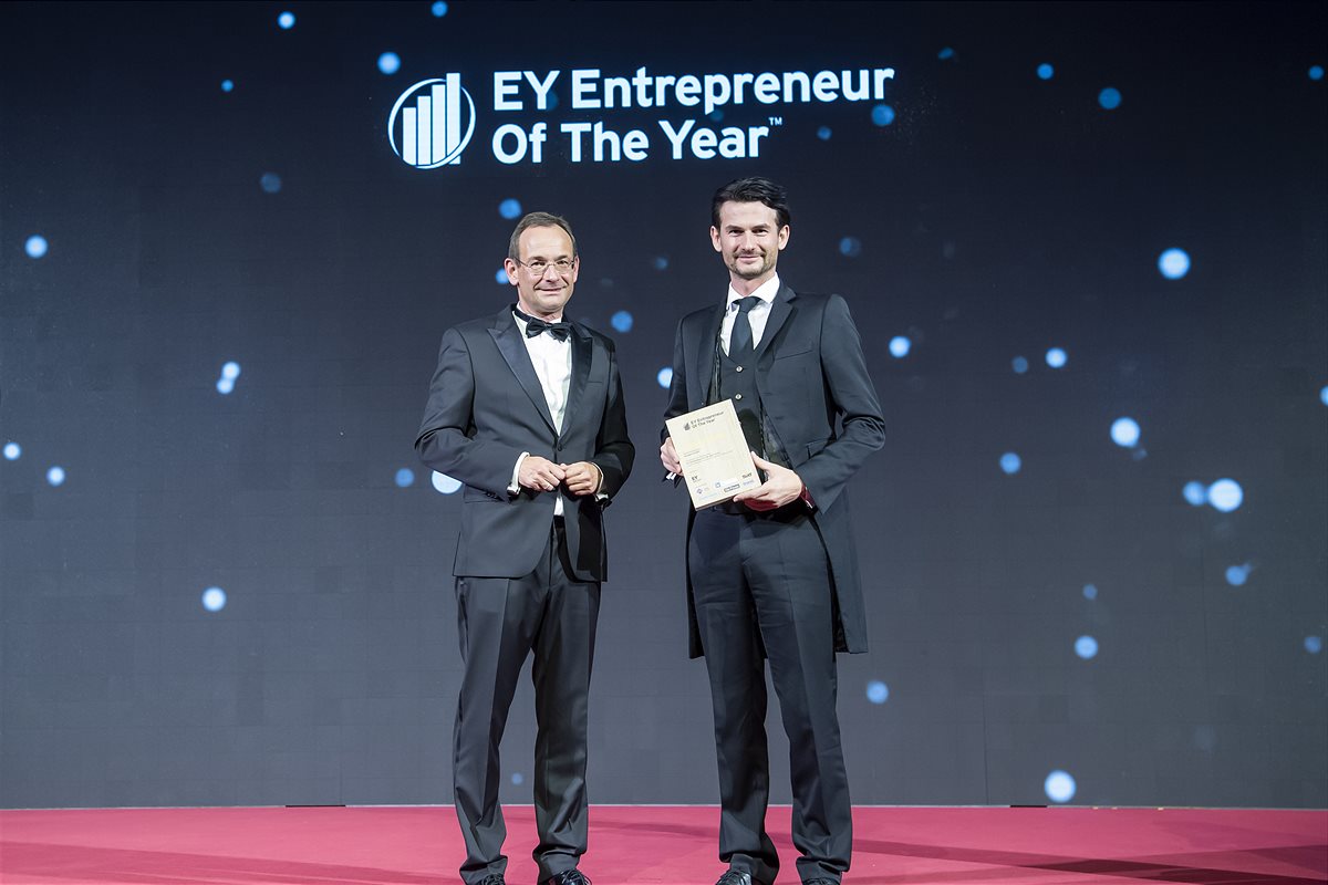 Daniel Wallerstorfer ist Preisträger beim „Entrepreneur of the Year Award