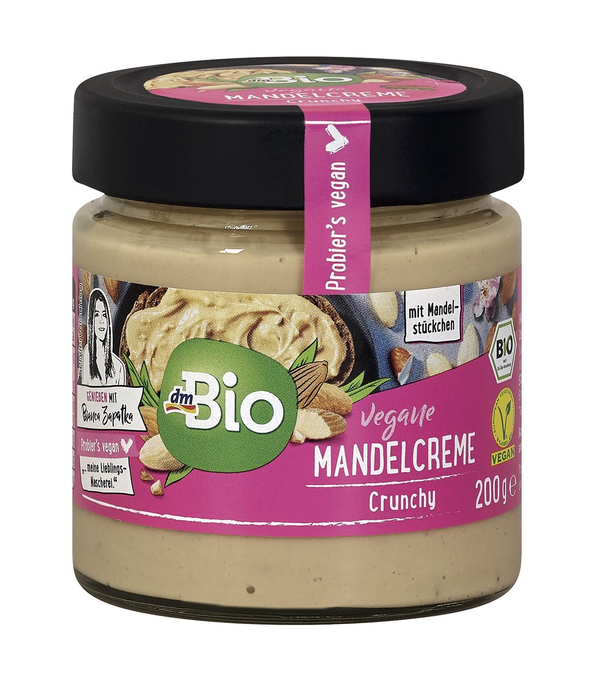 dmBio Vegane Mandelcreme Crunchy 200g 3,95 Euro
