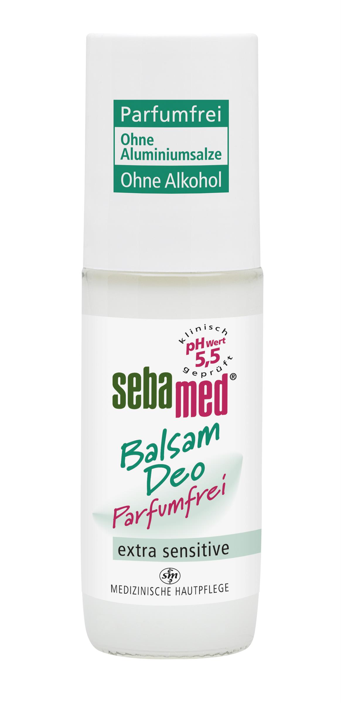 sebamed Balsam Deo Roll-on extra sensitive parfumfrei 50 ml, UVP: € 3,95