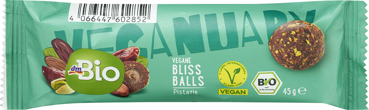 dmBio Vegane Bliss Balls Pistazie