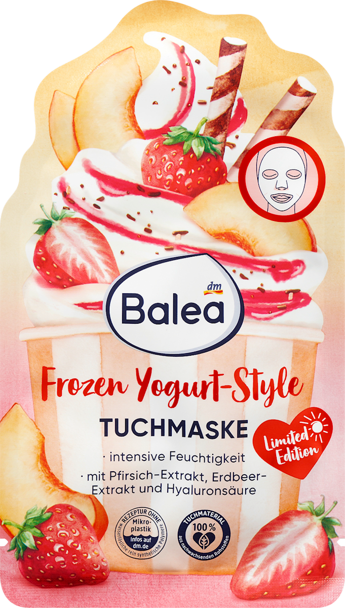 Balea Tuchmaske Frozen Yogurt-Style