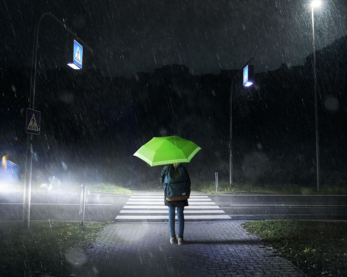 doppler Safety-Regenschirme