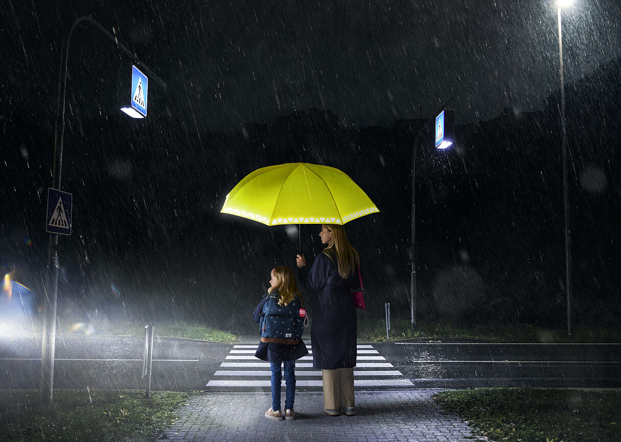 doppler Safety-Regenschirme