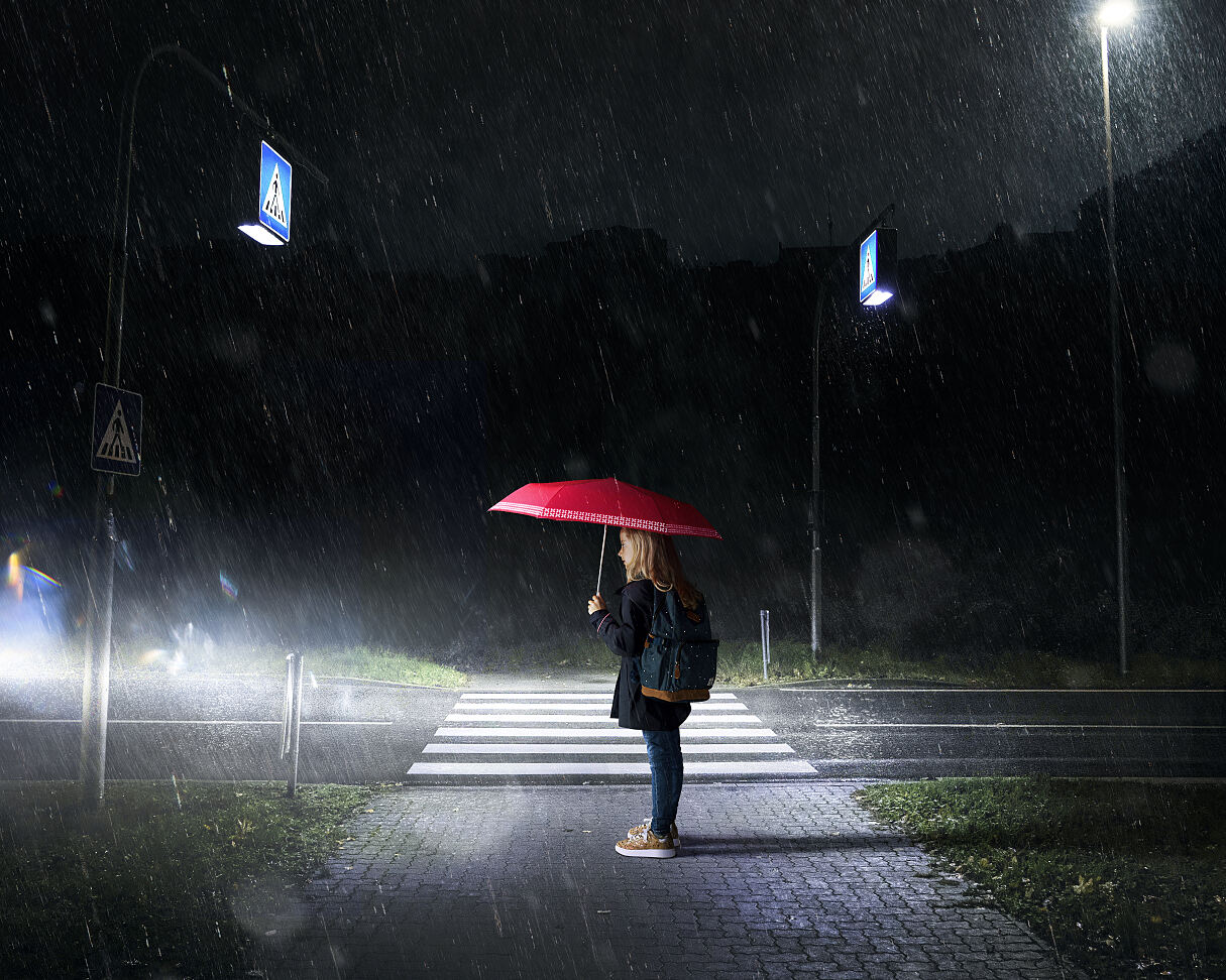 doppler Safety-Regenschirme