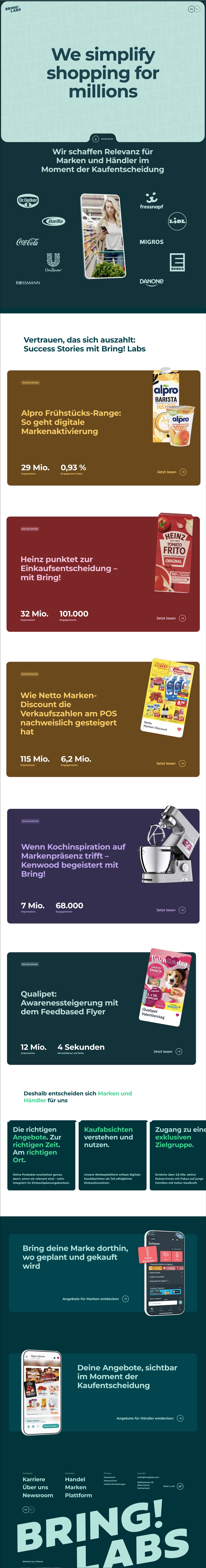 Bring! Labs lanciert neue Corporate Identity