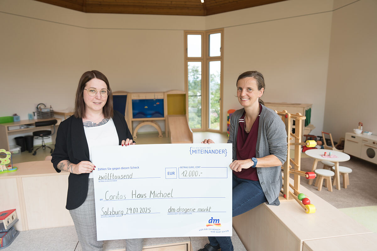 Pressebild dm Spende Haus Michael Feldkirch 1